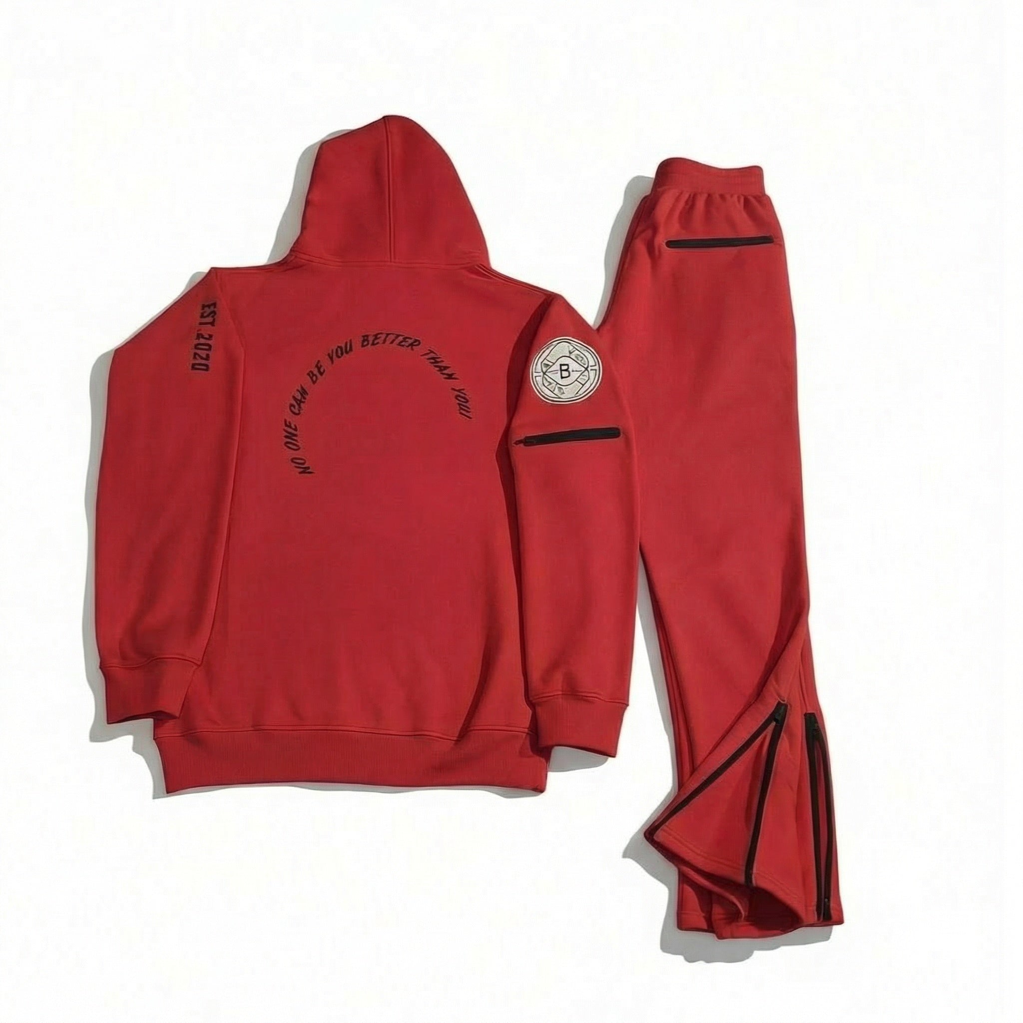 Echelon Wing Jogger Set - Red