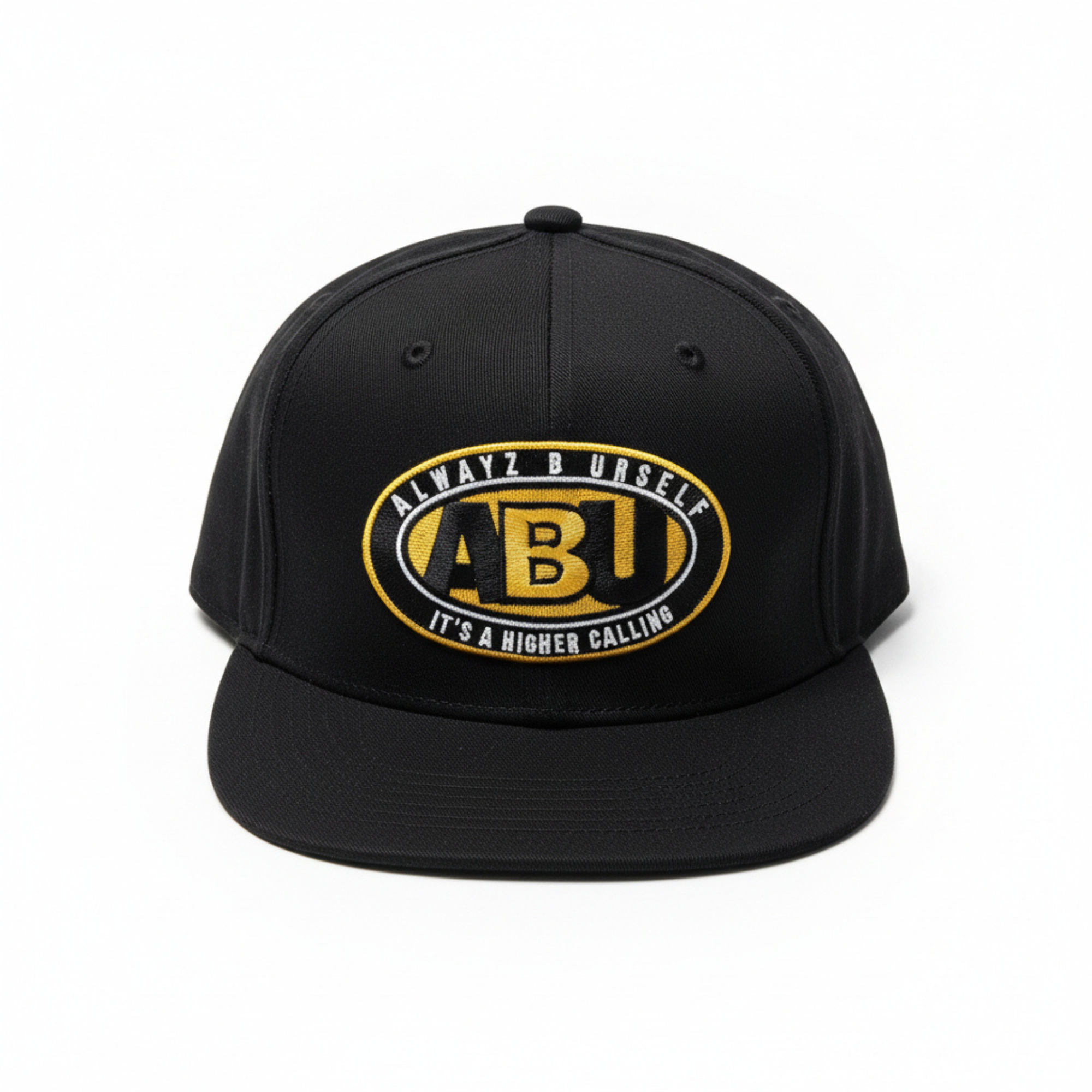ABU Signature Flat Bill - Black & Gold