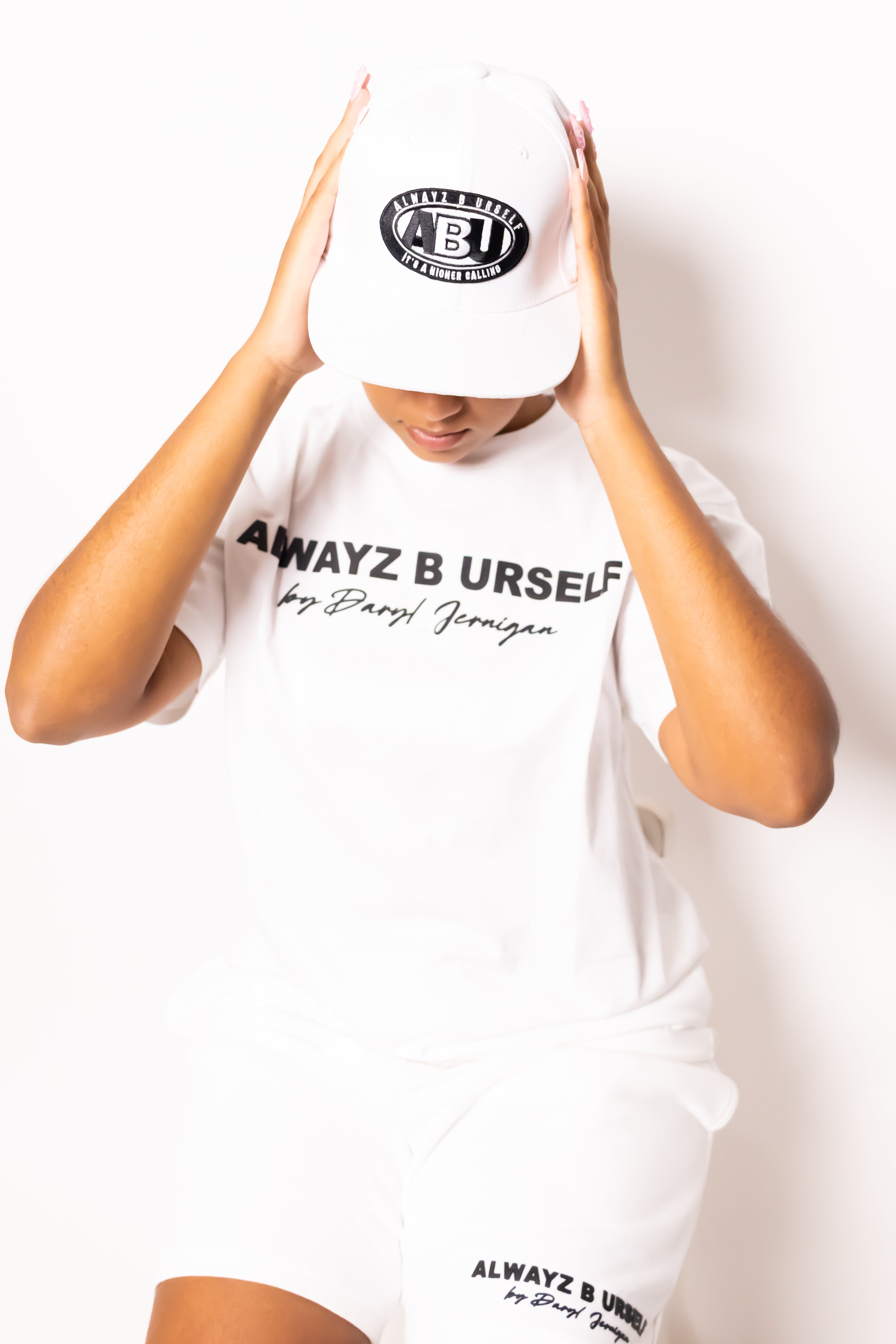 ABU Signature Flat Bill - White