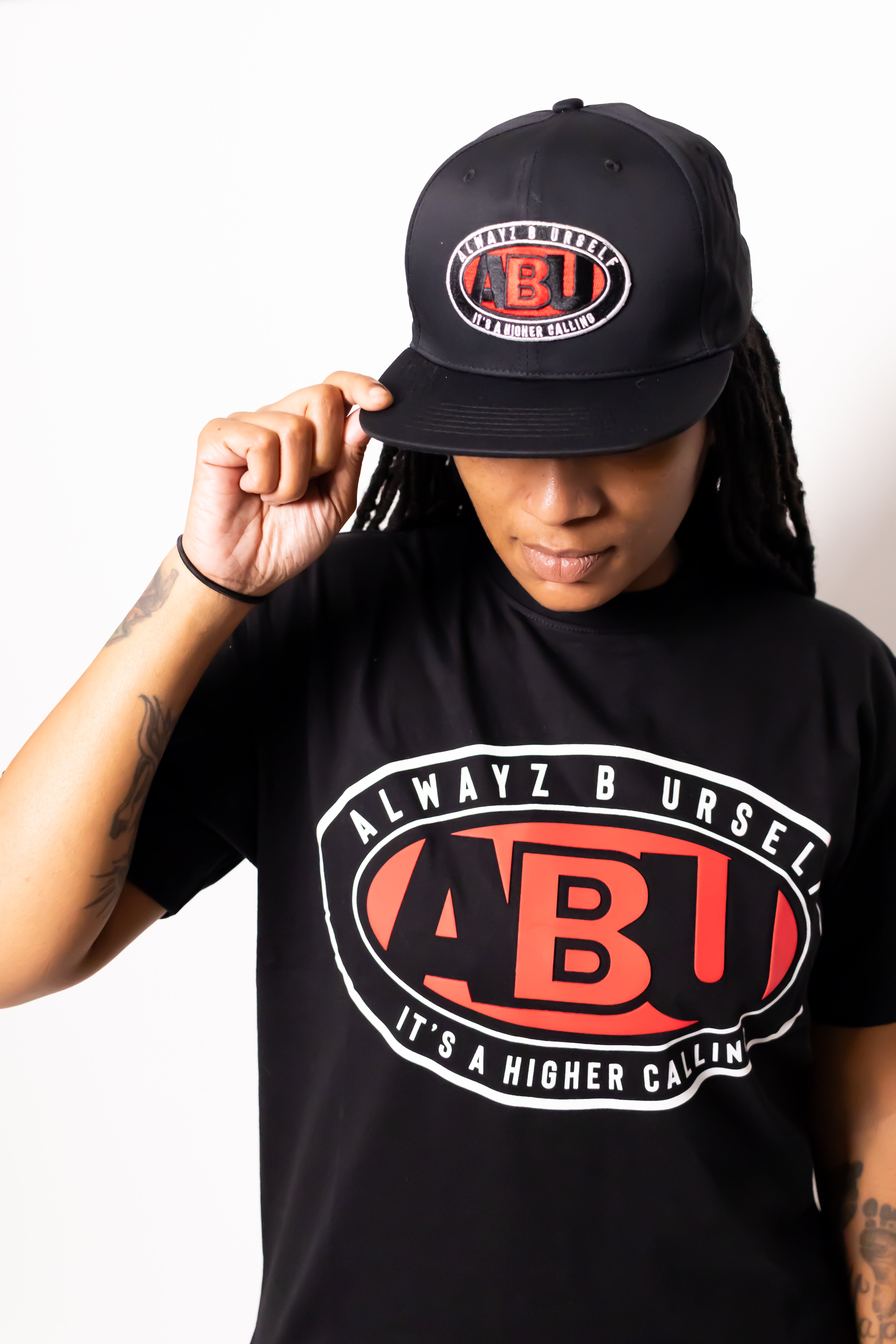 ABU Signature Flat Bill - Black & Red