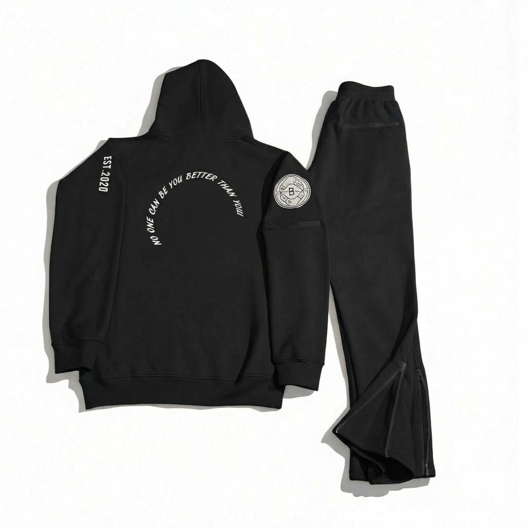 Echelon Wing Jogger Set - Black