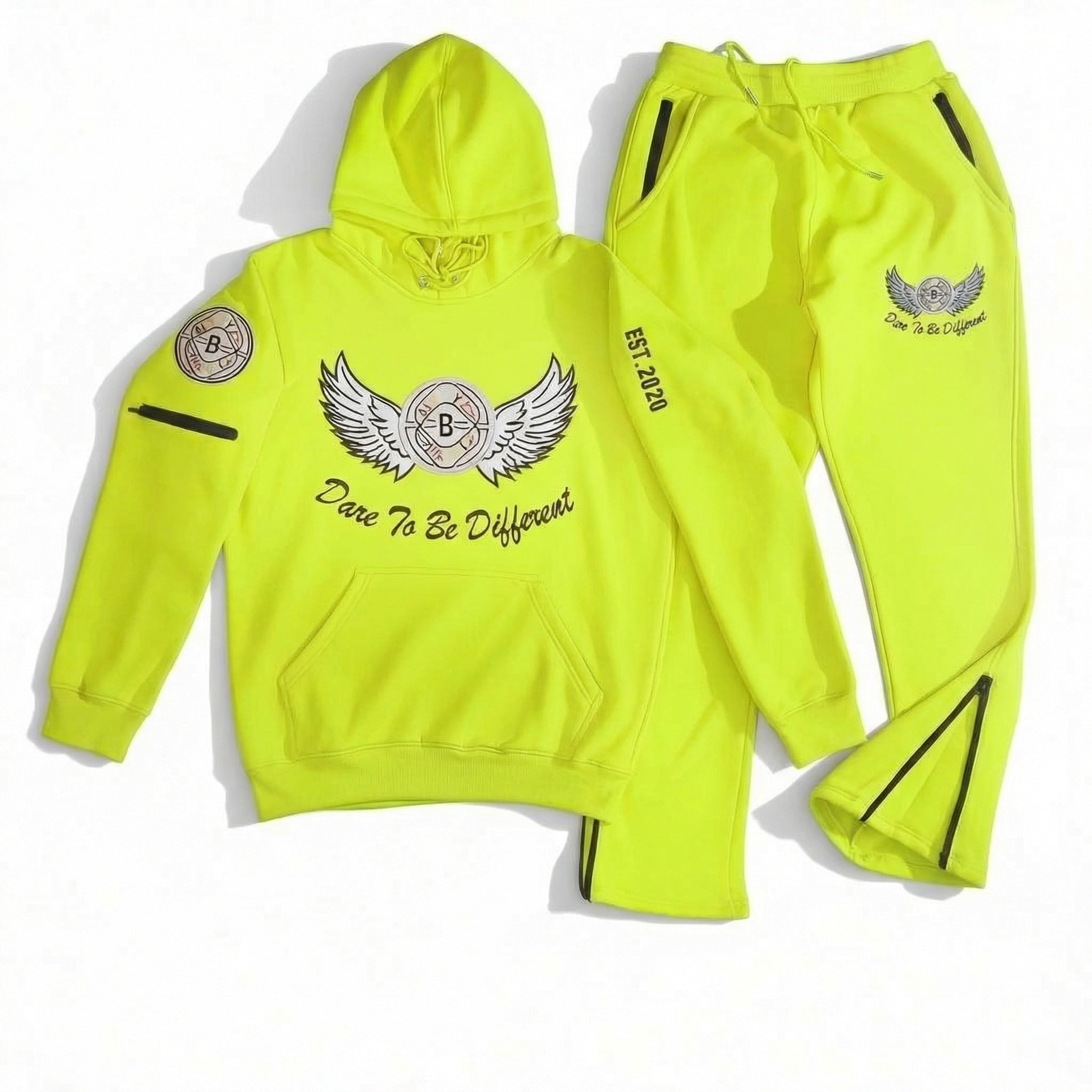 Echelon Wing Jogger Set - Yellow