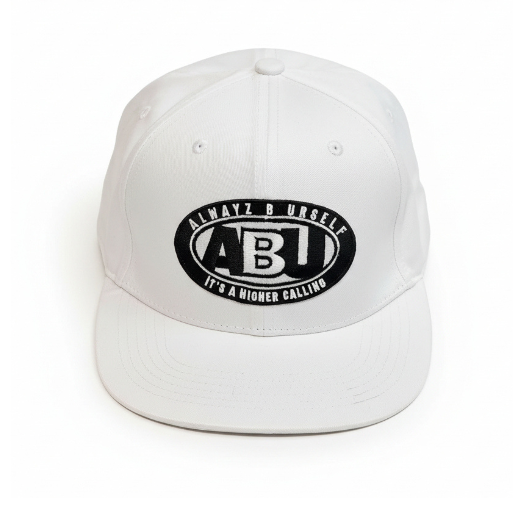 ABU Signature Flat Bill - White