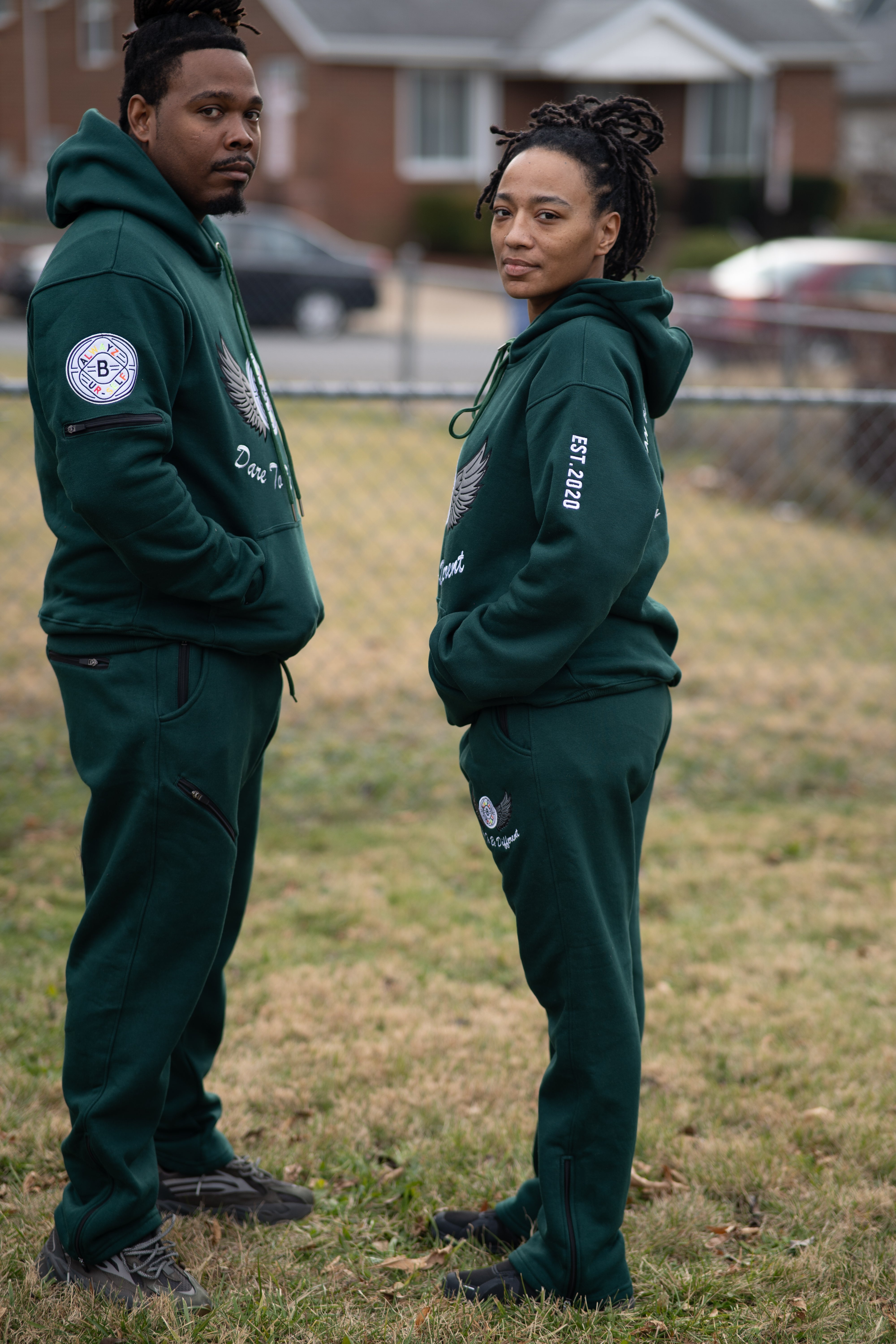 Echelon Wing Jogger Set - Spruce