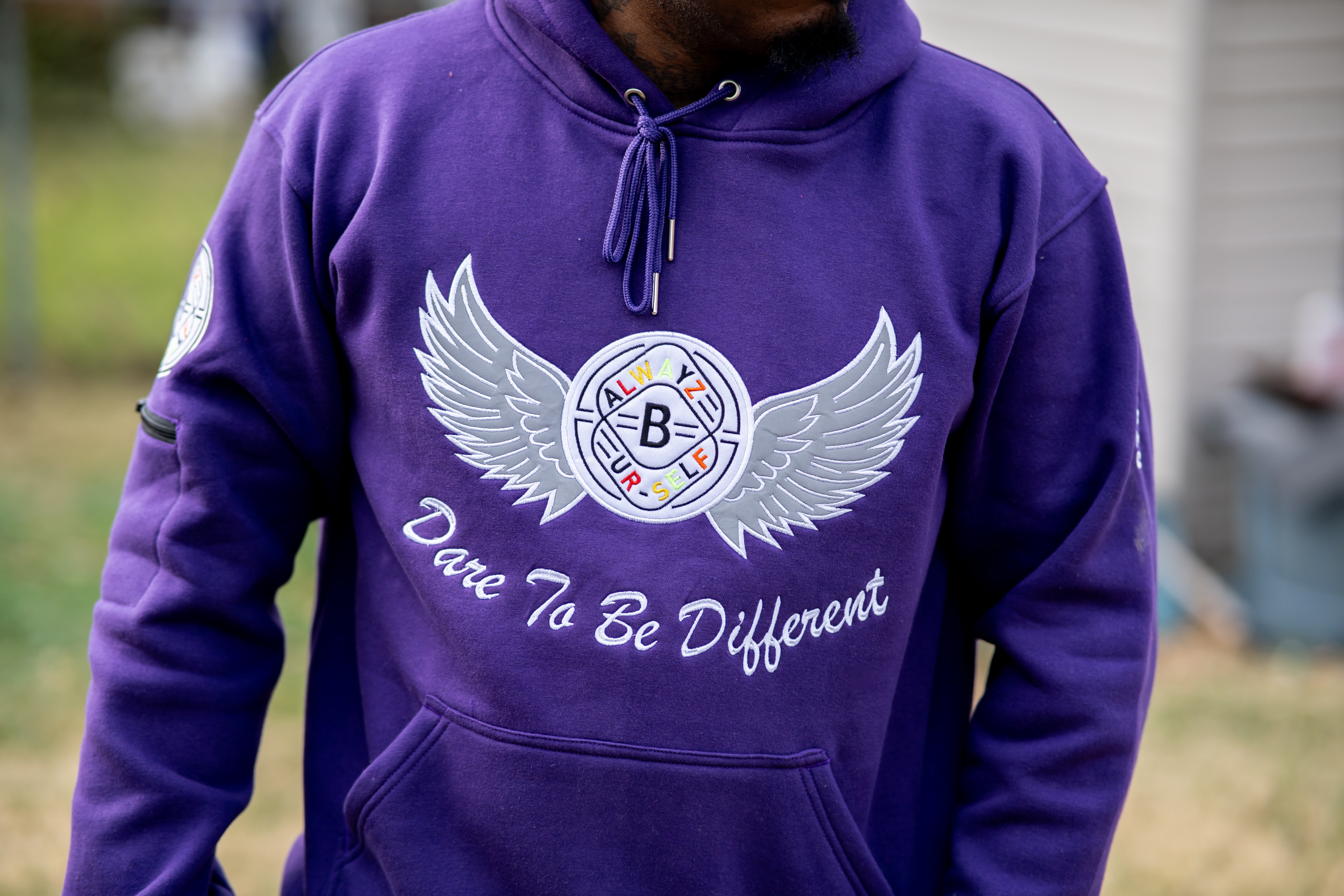 Echelon Wing Jogger Set - Purple