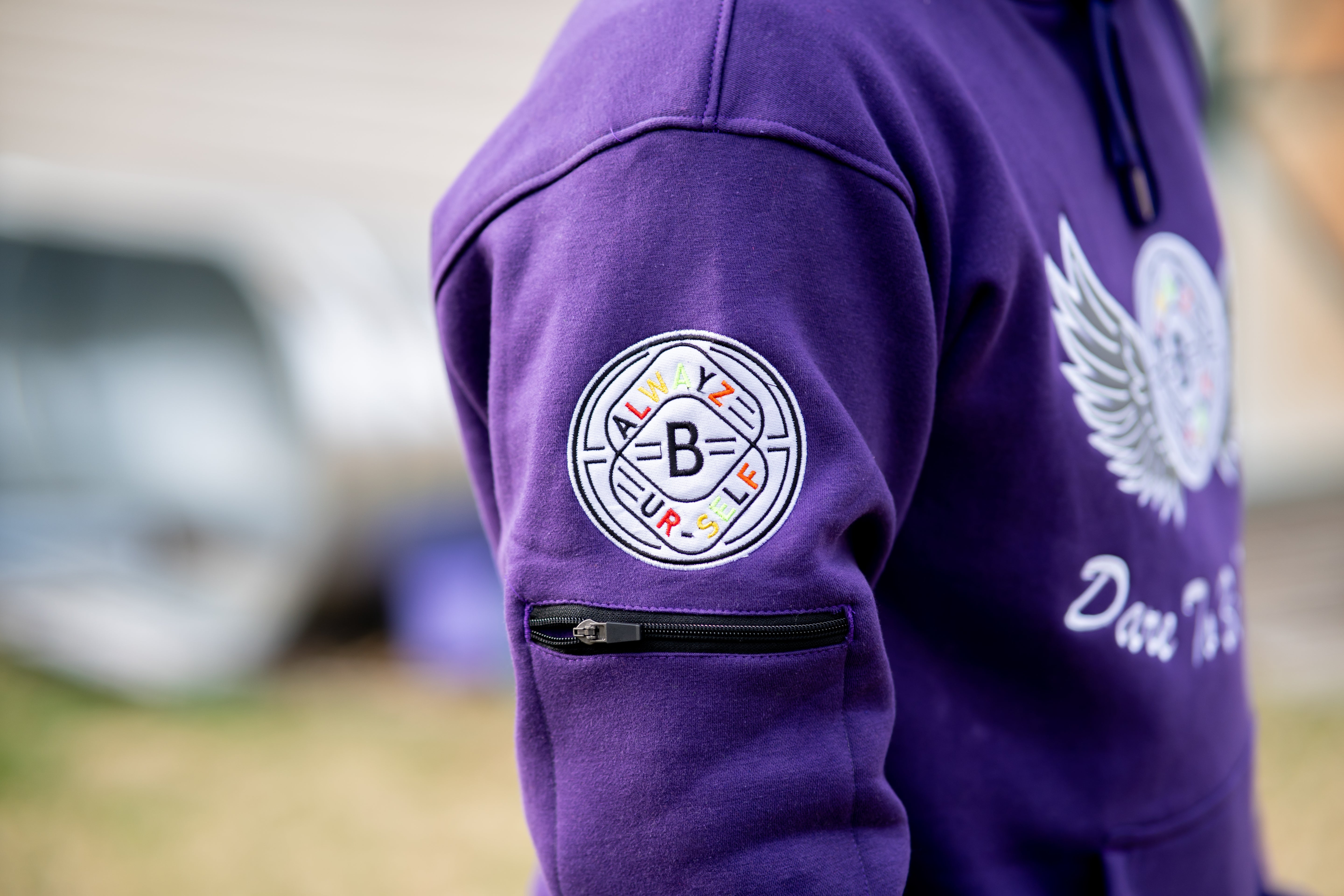 Echelon Wing Jogger Set - Purple