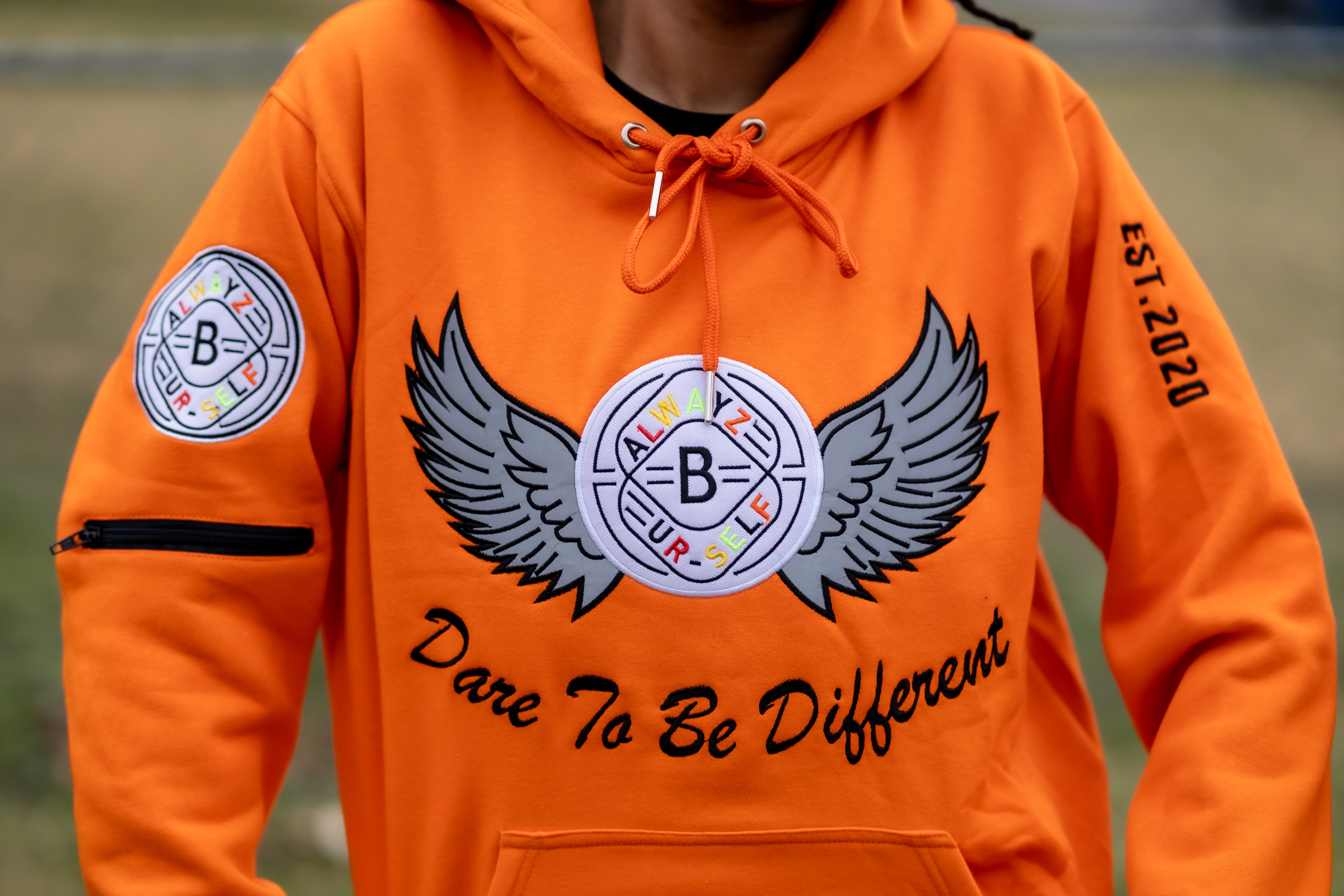 Echelon Wing Jogger Set - Orange