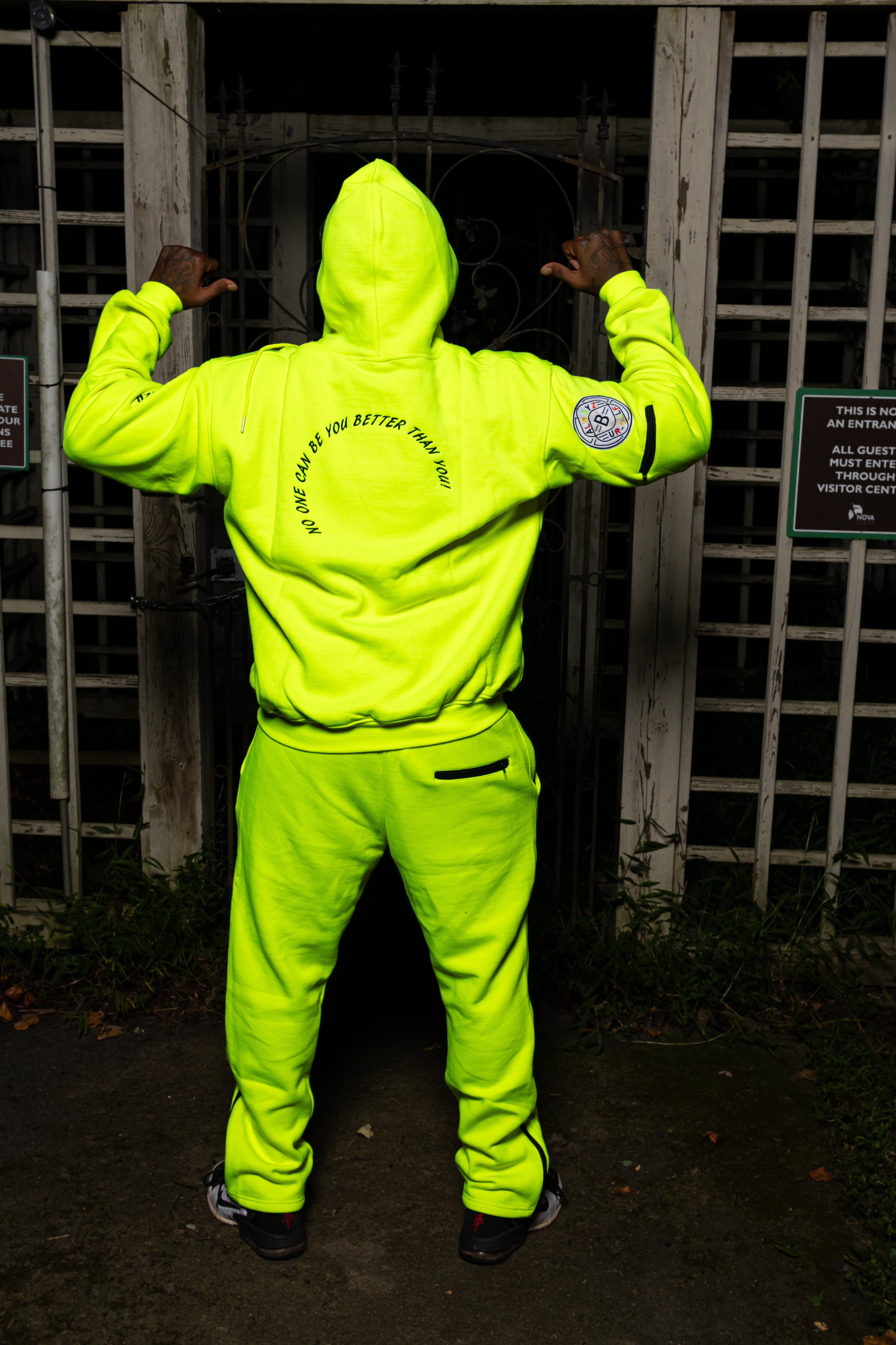 Echelon Wing Jogger Set - Yellow