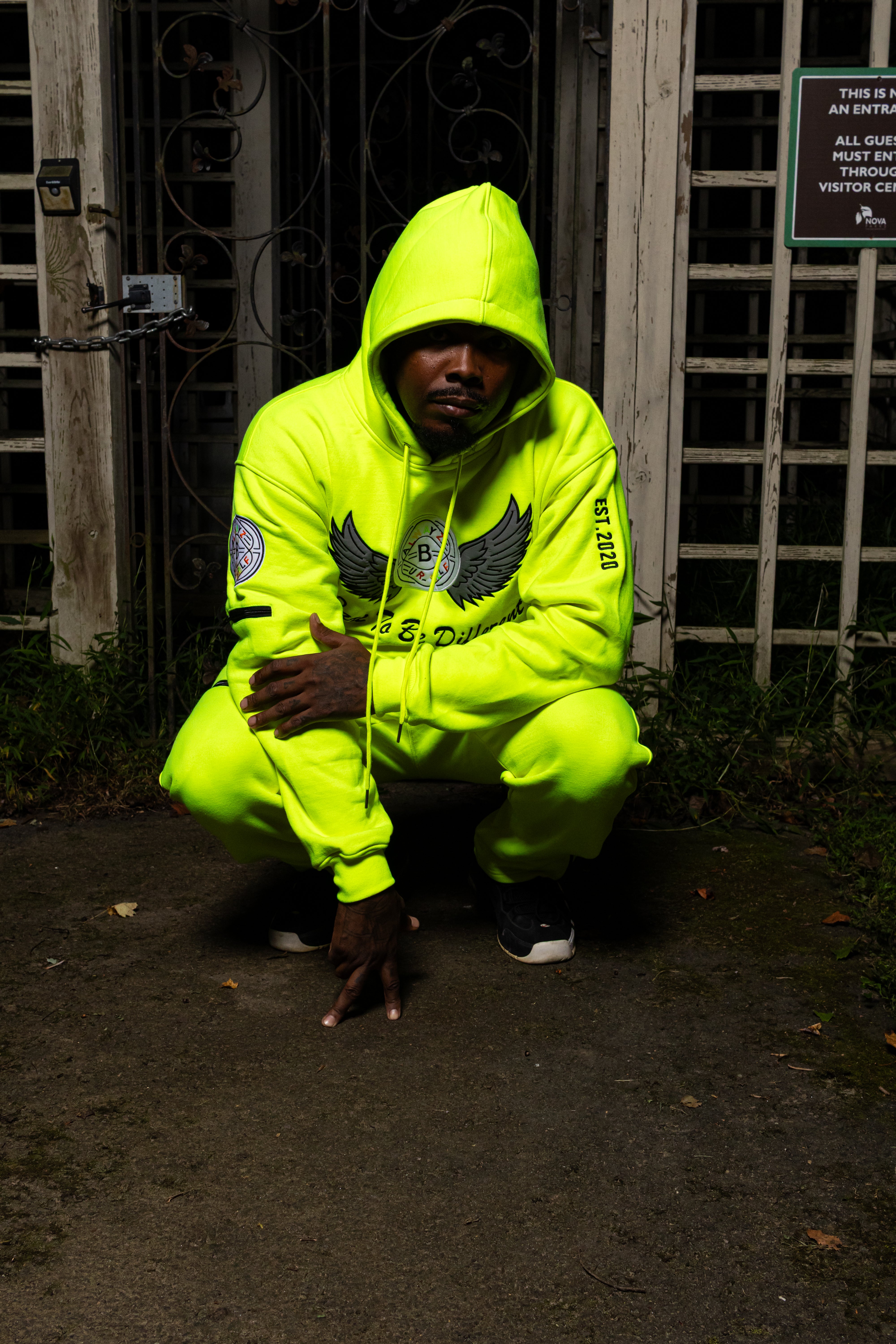 Echelon Wing Jogger Set - Yellow