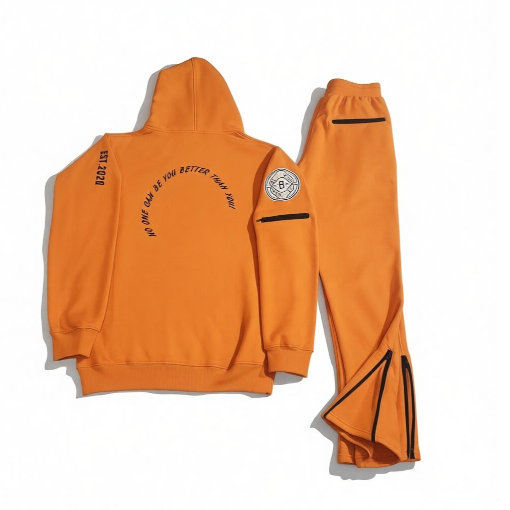 Echelon Wing Jogger Set - Orange